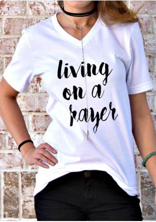 Living On A Prayer T-Shirt without Necklace