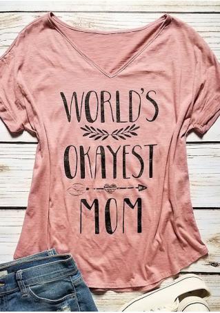 World's Okayest Mom T-Shirt