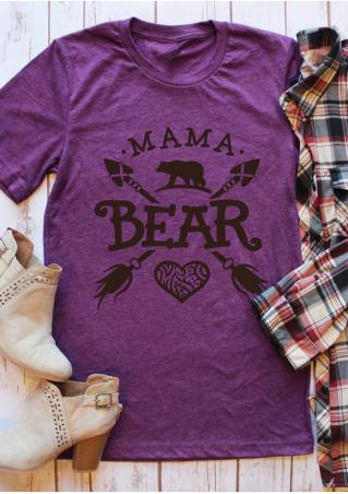 Mama Bear Arrow Heart T-Shirt