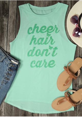 Cheer Hair Don't Care Tank