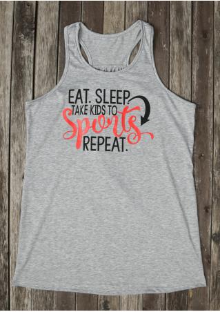 Eat Sleep Take Kids To Sports Repeat Tank