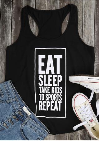 Eat Sleep Take Kids To Sports Repeat Tank