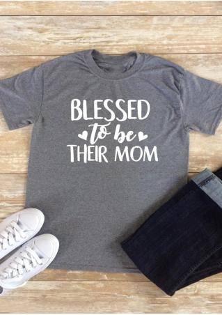 Blessed To Be Their Mom T-Shirt