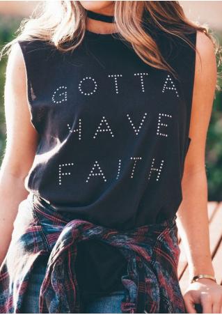 Gotta Have Faith Tank without Choker Detail