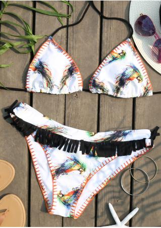 Parrot Tassel Bikini Set