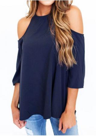 Solid Off Shoulder Blouse