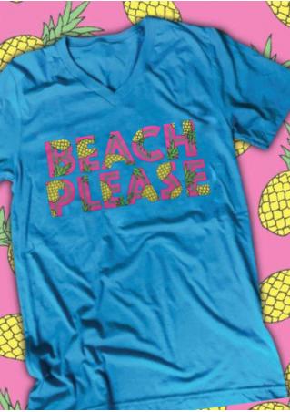 Beach Please PineappleT-Shirt