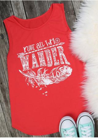 Not All Who Wander Are Lost Tank