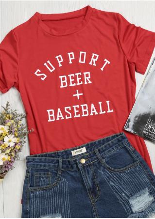 Support Beer Baseball T-Shirt