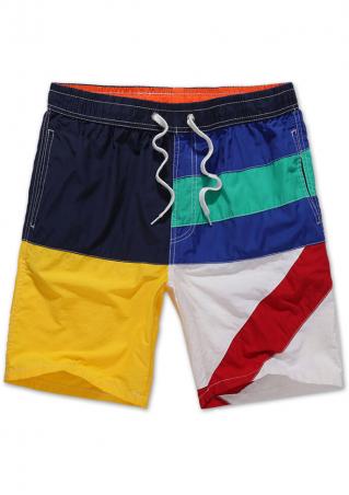 Drawstring Pocket Plus Size Shorts