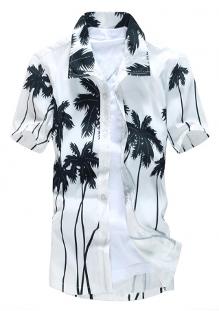 Coconut Tree Short Sleeve Shirt