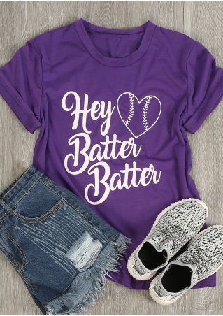 Hey Batter Batter Heart T-Shirt