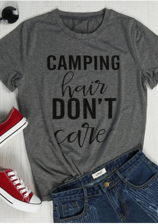 Camping Hair Don't Care T-Shirt