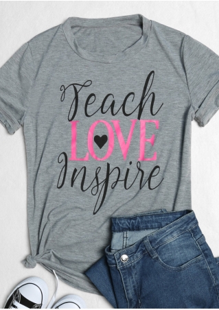 Teach Love Inspire Short Sleeve T-Shirt