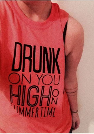 Drunk On You High On Summer Time Tank