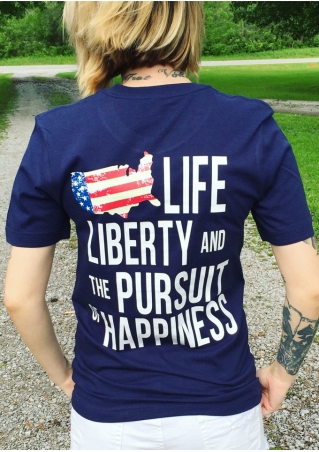 'Merica Life Liberty And The Pursuit Of Happiness T-Shirt
