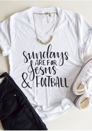 Sundays Are For Jesus & Football T-Shirt