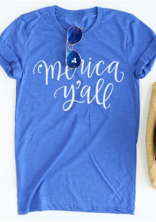 'Merica Y'all Short Sleeve T-Shirt