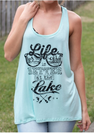 Life Is Better At The Lake Glasses Tank