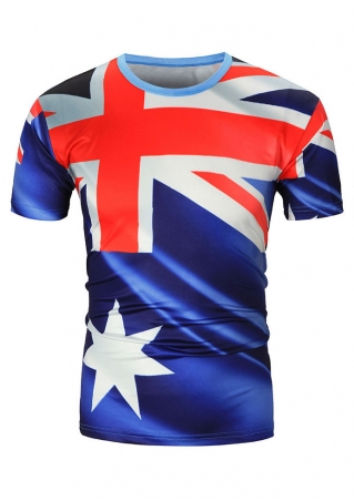 Australian Flag Short Sleeve T-Shirt