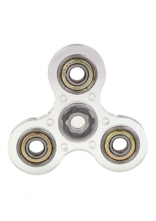 Transparent Triangle Fidget Finger Spinner