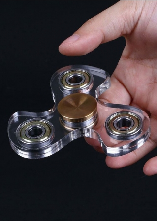 Triangle Transparent Finger Fidget Spinner