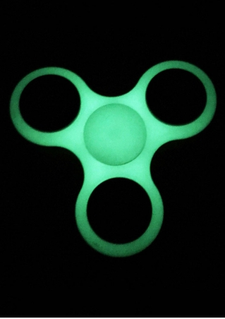 Triangle Noctilucent Finger Fidget Spinner