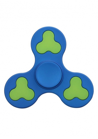 Color Block Triangle Finger Fidget Spinner - Random Color