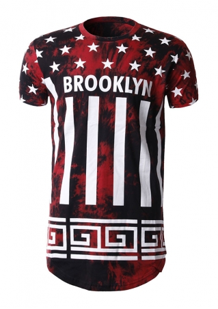 Brooklyn Star Printed Short Sleeve T-Shirt