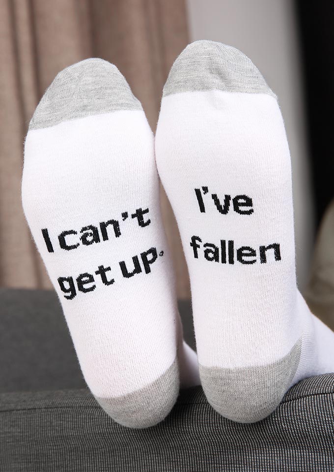 I've Fallen I Can't Get Up Socks - Fairyseason