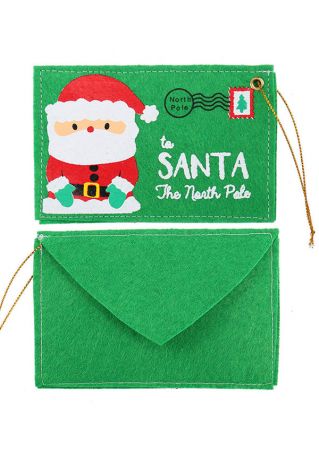 Christmas Santa Claus Envelope Ornament