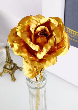 Overgilded Faux Rose without Box