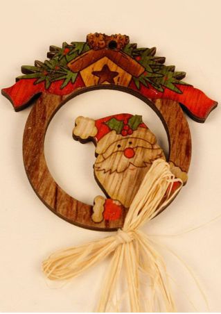 Christmas Vintage Wooden Ornament