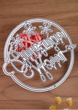 Merry Christmas Letter Card Embossing Mould