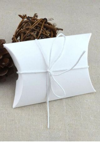 Solid Paper Pillow-Shaped Candy Box
