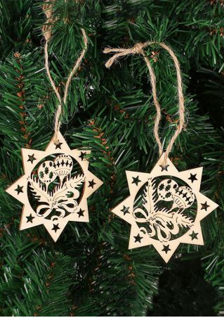 10Pcs/Set Five-pointed Star Hanging Pendant Ornament