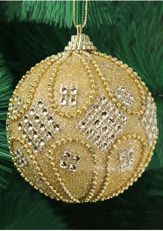 Christmas Tree Hanging Pendant Glitter Ball
