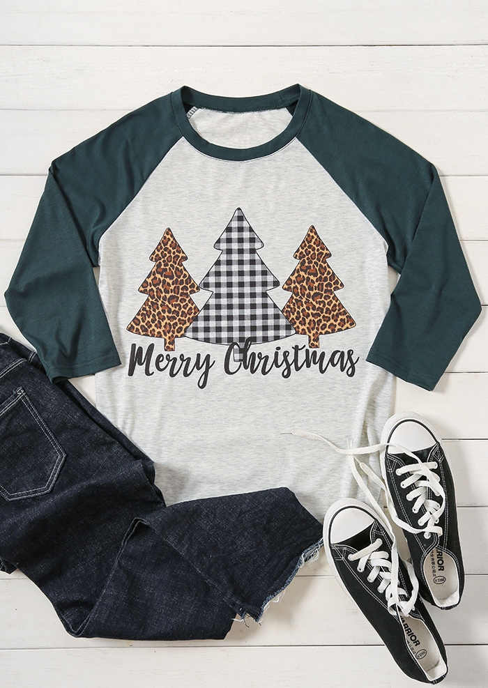 Tees T-shirts Merry Christmas Plaid Leopard Printed Tree Baseball T-Shirt Tee in Light Grey. Size: ,M
Tees T-shirts Merry Christmas Plaid Leopard Printed Tree Baseball T-Shirt Tee in Light Grey. Size: ,M