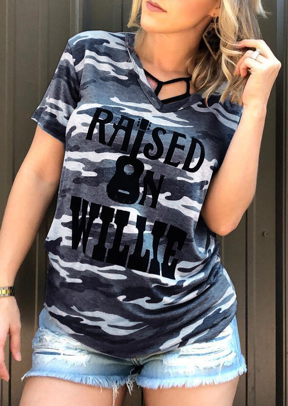 Tees T-shirts Camouflage Printed Raised On Willie Guitar T-Shirt Tee - Camouflage. Size
Tees T-shirts Camouflage Printed Raised On Willie Guitar T-Shirt Tee - Camouflage. Size