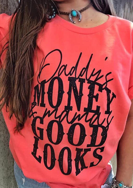 Daddy Money Mama Good Looks T-Shirt Tee without Necklace - Watermelon Red, 452966
Daddy Money Mama Good Looks T-Shirt Tee without Necklace - Watermelon Red, 452966