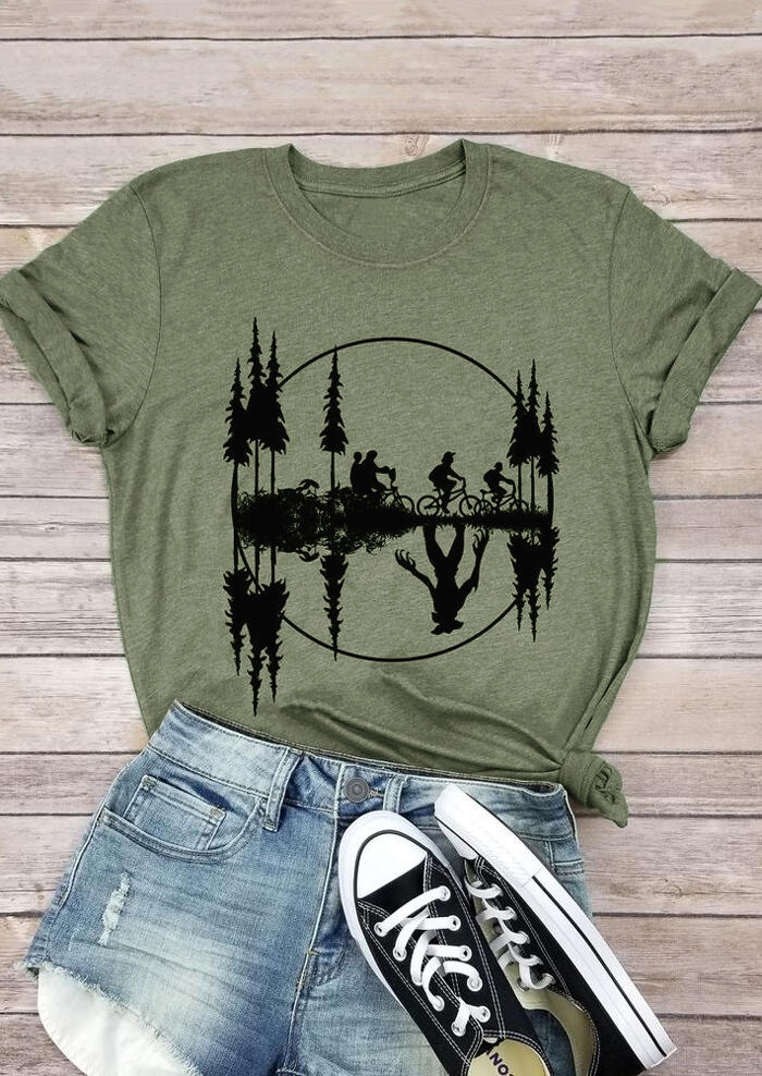 Tees T-shirts Upside Down Stranger Things Bicycle T-Shirt Tee - Army Green. Size
Tees T-shirts Upside Down Stranger Things Bicycle T-Shirt Tee - Army Green. Size