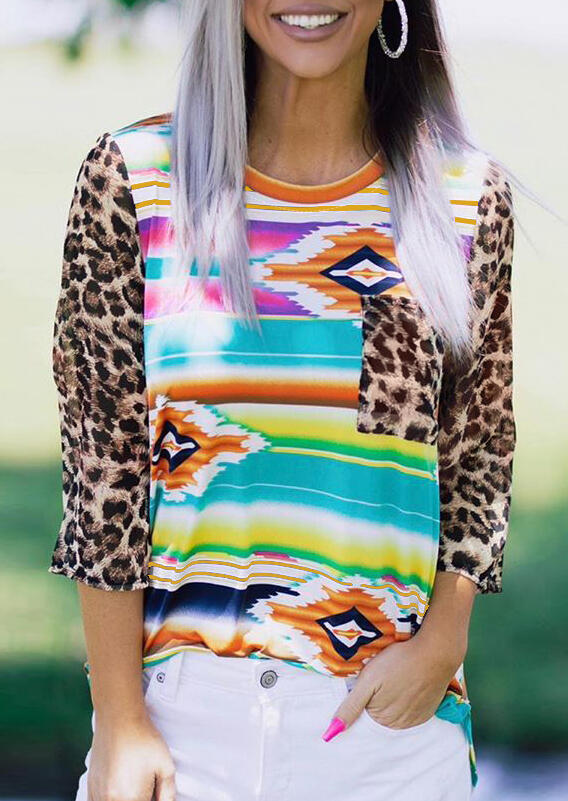 Tees T-shirts Leopard Aztec Geometric Printed T-Shirt Tee - Multicolor. Size: ,M,XL
Tees T-shirts Leopard Aztec Geometric Printed T-Shirt Tee - Multicolor. Size: ,M,XL