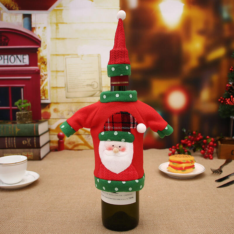 Christmas Decoration Santa Snowman Knit Wine Bottle Sweater Cover, Pattern1;pattern2;pattern3, 456390
Christmas Decoration Santa Snowman Knit Wine Bottle Sweater Cover, Pattern1;pattern2;pattern3, 456390