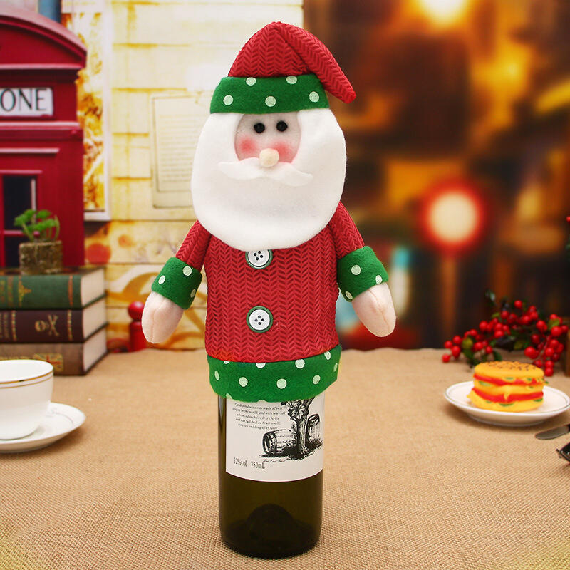 Christmas Decoration Santa Snowman Champagne Wine Bottle Cover, Pattern1;pattern2;pattern3, 456392
Christmas Decoration Santa Snowman Champagne Wine Bottle Cover, Pattern1;pattern2;pattern3, 456392