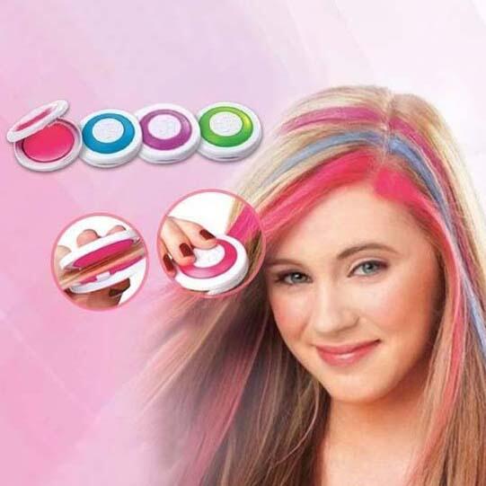 Hair Accessories 4Pcs/Set Four Colors Temporary Wash Out Hair Chalk Powder. Size, #1
Hair Accessories 4Pcs/Set Four Colors Temporary Wash Out Hair Chalk Powder. Size, #1