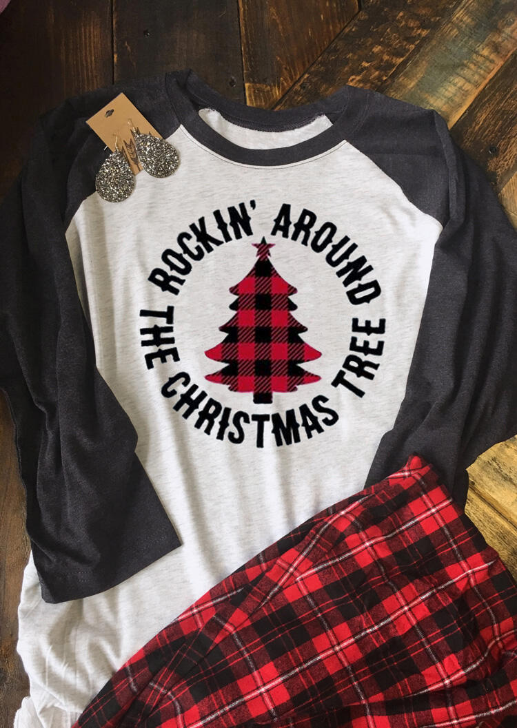 Tees T-shirts Rockin' Around Christmas Tree T-Shirt Tee - Light Grey. Size
Tees T-shirts Rockin' Around Christmas Tree T-Shirt Tee - Light Grey. Size