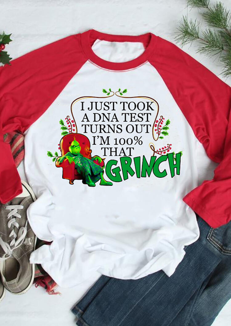 Tees T-shirts I Just Took A DNA Test I'm 100% That Grinch T-Shirt Tee - White. Size: ,M,XL
Tees T-shirts I Just Took A DNA Test I'm 100% That Grinch T-Shirt Tee - White. Size: ,M,XL