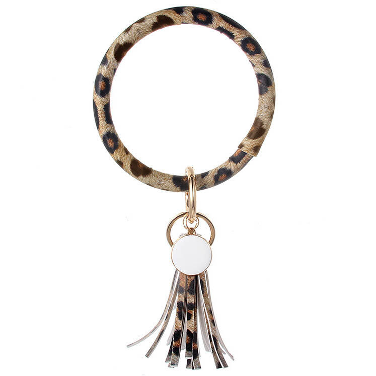 Snake Leopard Printed Tassel PU Leather Bracelet Keychain, Pattern1;pattern2, 458219
Snake Leopard Printed Tassel PU Leather Bracelet Keychain, Pattern1;pattern2, 458219