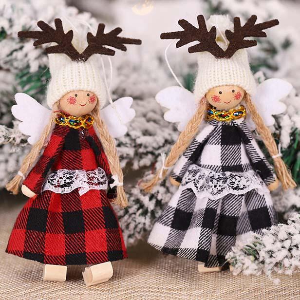Festive & Party Supplies Plaid Baby Angel Doll Christmas Pendant Decoration, Gray
Festive & Party Supplies Plaid Baby Angel Doll Christmas Pendant Decoration, Gray