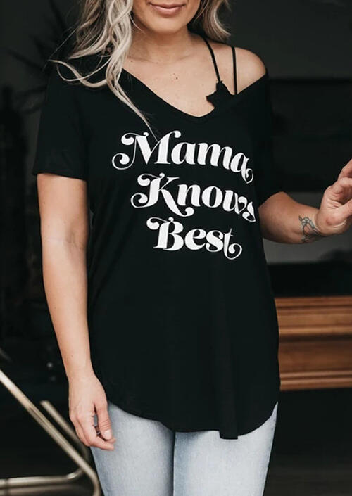 Tees T-shirts Mama Knows Best T-Shirt Tee - Black. Size
Tees T-shirts Mama Knows Best T-Shirt Tee - Black. Size